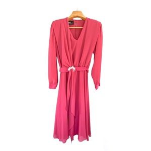 Ursula of Switzerland Vintage Special Occasion Dress - Sz 15/16 - Rose P…